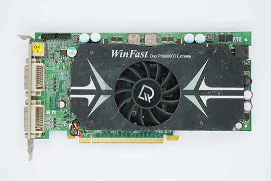 丽台Winfast Duo PX6600 GT Extreme 256MB显示卡（nVIDIA GeForce 6600 GT X2芯片）